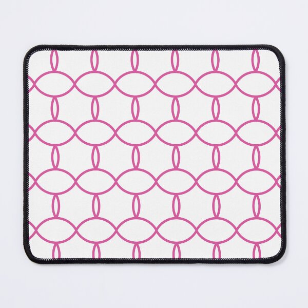 Item preview, Deep Pink Geometric Design On White Background designed and sold by burbankdesigns.