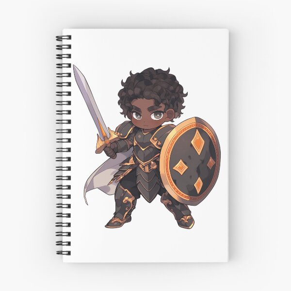 Item preview, Cute Paladin Chibi with Sword and Shield designed and sold by RaineDDesigns.