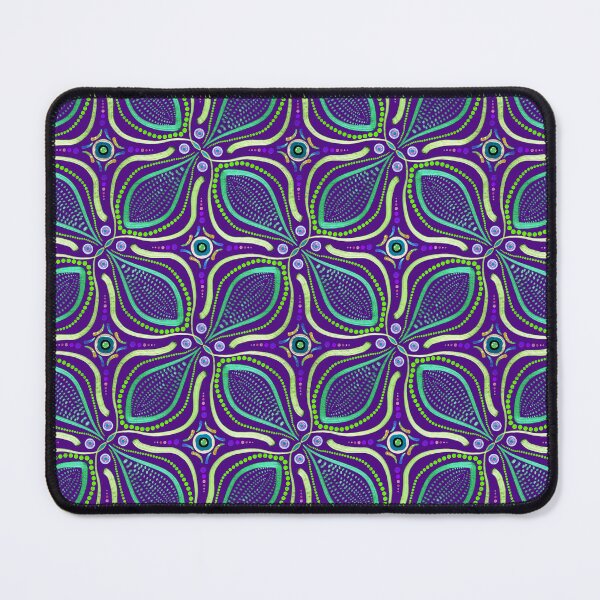 Item preview, Aqua Purple Metallic Abstract designed and sold by Jane Izzy Designs.