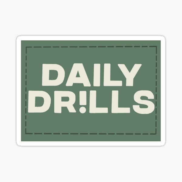 Item preview, Daily Drills designed and sold by emersondelilah.
