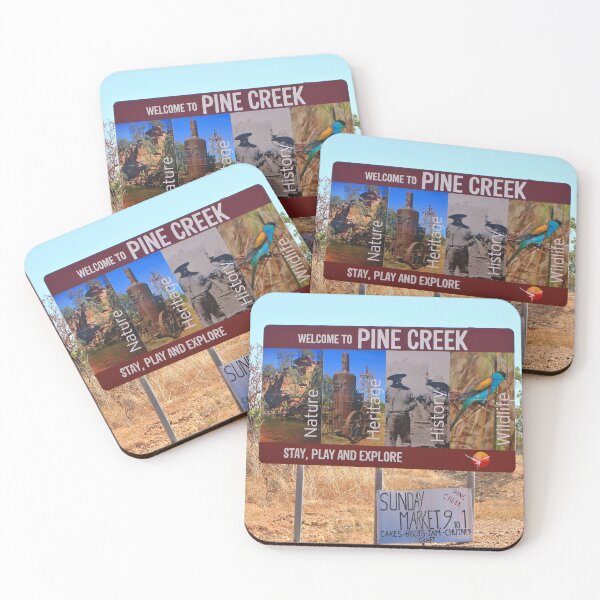 Item preview, Pine Creek welcome sign, Australia designed and sold by FranWest.
