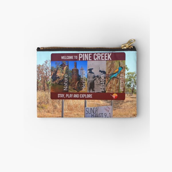 Item preview, Pine Creek welcome sign, Australia designed and sold by FranWest.