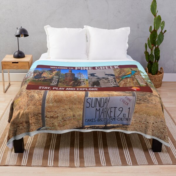 Item preview, Pine Creek welcome sign, Australia designed and sold by FranWest.