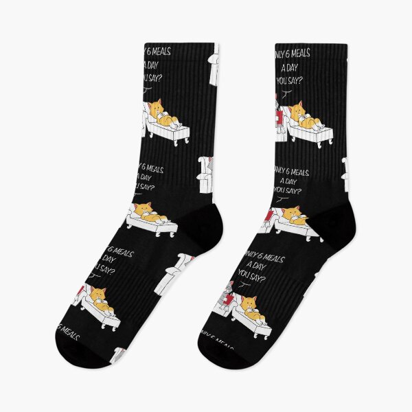 Item preview, Only 6 Meals A Day designed and sold by MustardSoda.