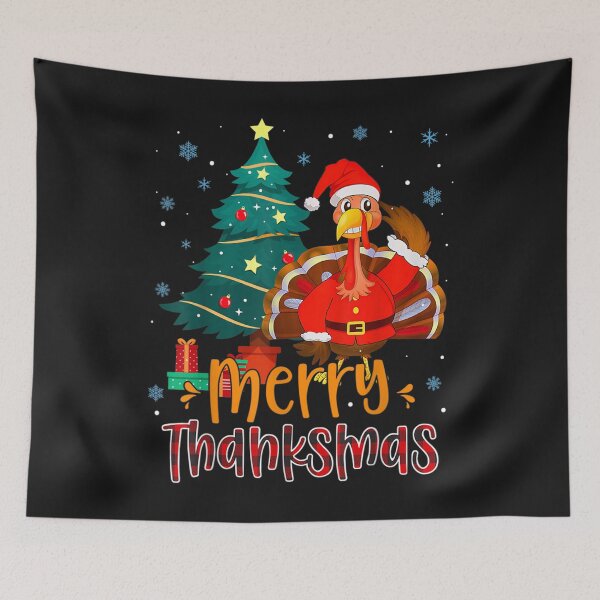 Item preview, Funny Turkey Santa Merry Thanksmas Christmas Thanksgiving designed and sold by William Parker.
