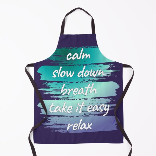 Item preview, CALM SLOW DOWN BREATH TAKE IT EASY RELAX - My Calming Corner, Relaxing Abstract Art | Calmness collection designed and sold by Made by Tamar.