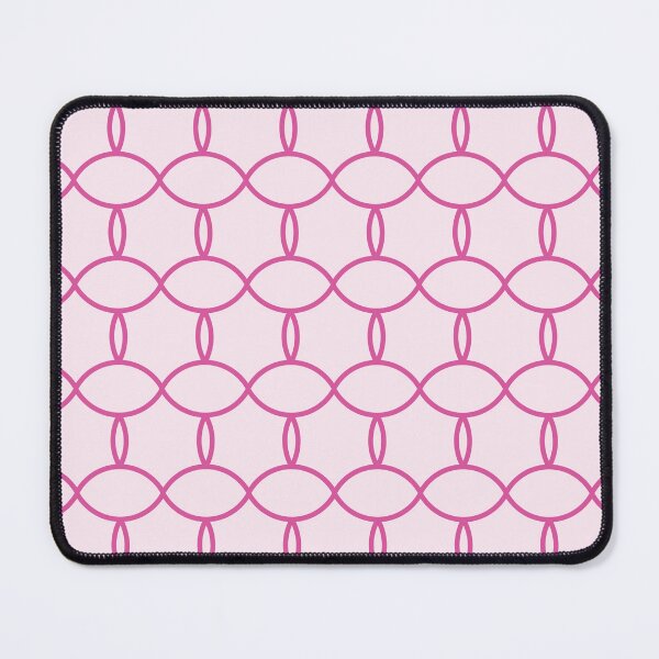 Item preview, Deep Pink Geometric Design On Light Pink Background designed and sold by burbankdesigns.