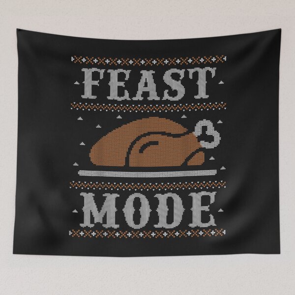 Item preview, Funny Ugly Thanksgiving Sweater Shirt Feast Mode designed and sold by William Parker.