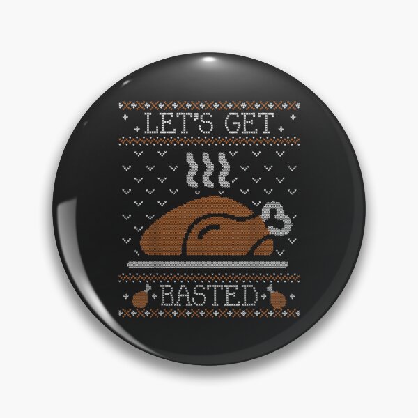 Item preview, Funny Ugly Thanksgiving Sweater Shirt Lets Get Basted designed and sold by William Parker.