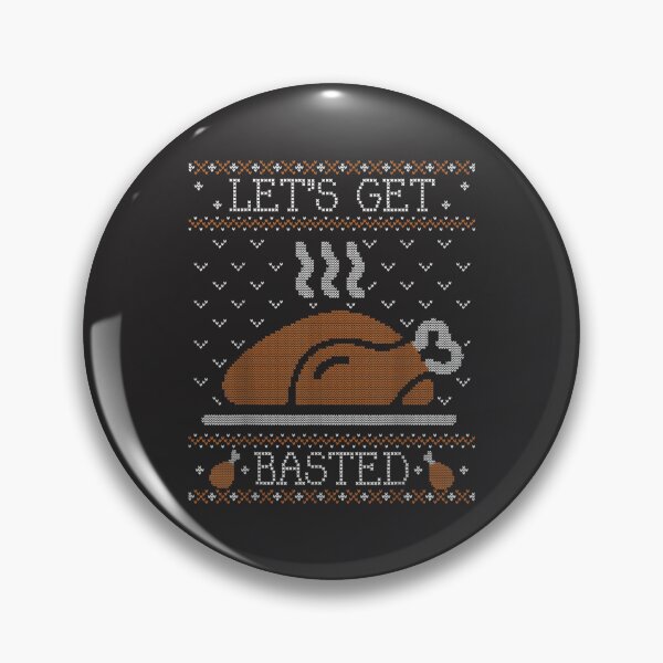 Item preview, Funny Ugly Thanksgiving Sweater Shirt Lets Get Basted designed and sold by William Parker.