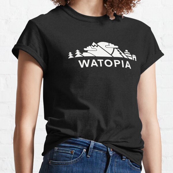 Zwift Inspired Watopia Cycling T-shirt — Mork Mork Sort