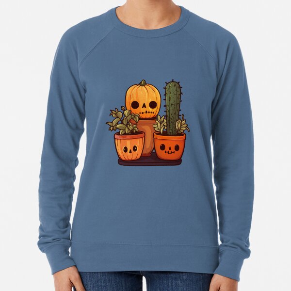 Item preview, Cute Halloween Pumpkin Cactus Planters designed and sold by Brainless Art.