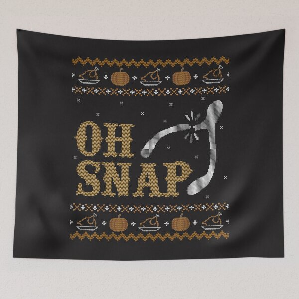 Item preview, Funny Ugly Thanksgiving Sweater Shirt Oh Snap Wish designed and sold by William Parker.