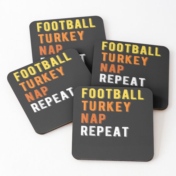 Item preview, Gaming Football Turkey Nap Repeat Pumpkin Men Thanksgiving designed and sold by William Parker.
