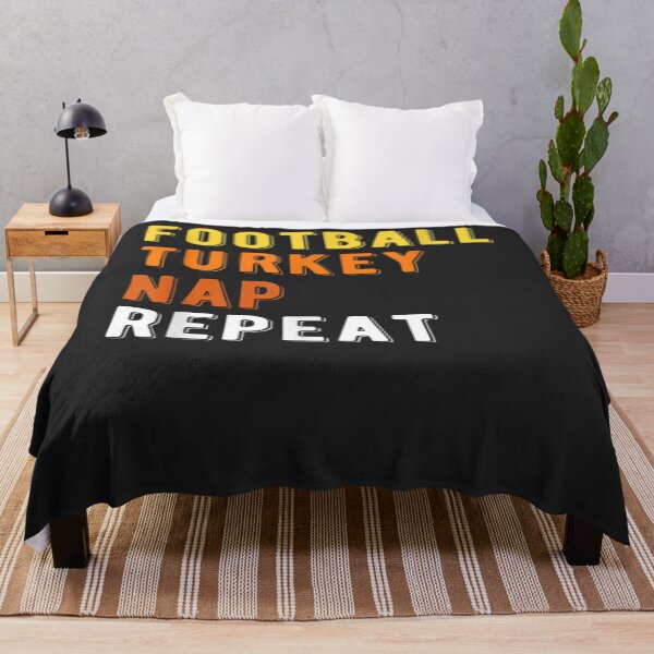 Item preview, Gaming Football Turkey Nap Repeat Pumpkin Men Thanksgiving designed and sold by William Parker.