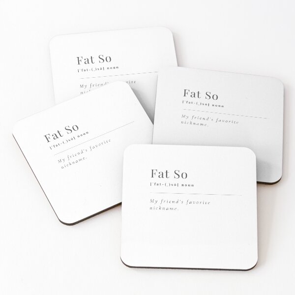 Item preview, Fat So designed and sold by Custom-Print.