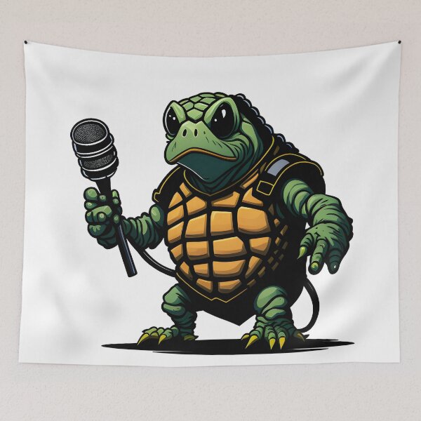 Item preview, Turtle Singing as the Lead Singer of the Turtle Band designed and sold by ratchawoot.