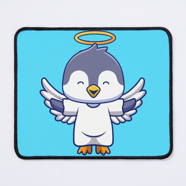 Item preview, Penguin's Heavenly Soar: Cute Angelic Flight designed and sold by hjian8219.