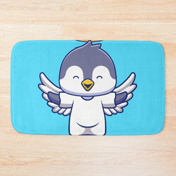 Item preview, Penguin's Heavenly Soar: Cute Angelic Flight designed and sold by hjian8219.