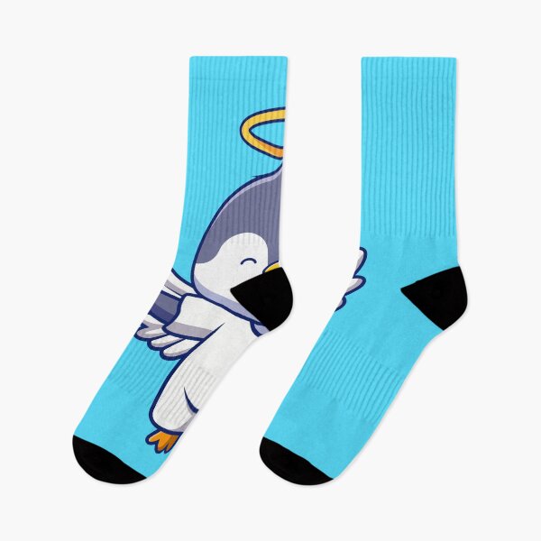 Item preview, Penguin's Heavenly Soar: Cute Angelic Flight designed and sold by hjian8219.