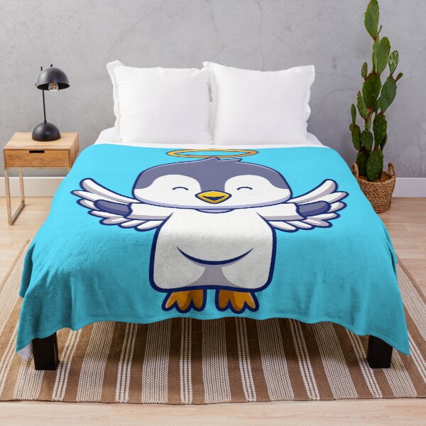 Item preview, Penguin's Heavenly Soar: Cute Angelic Flight designed and sold by hjian8219.
