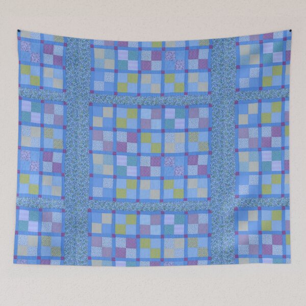 Item preview, Little Old Lady Shelling Peas Quilt designed and sold by Jean Gregory Evans.