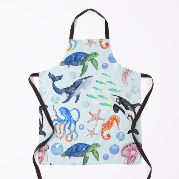 Item preview, Underwater Wonders: Marine Life Coloring Pattern designed and sold by sirikanya-mei.