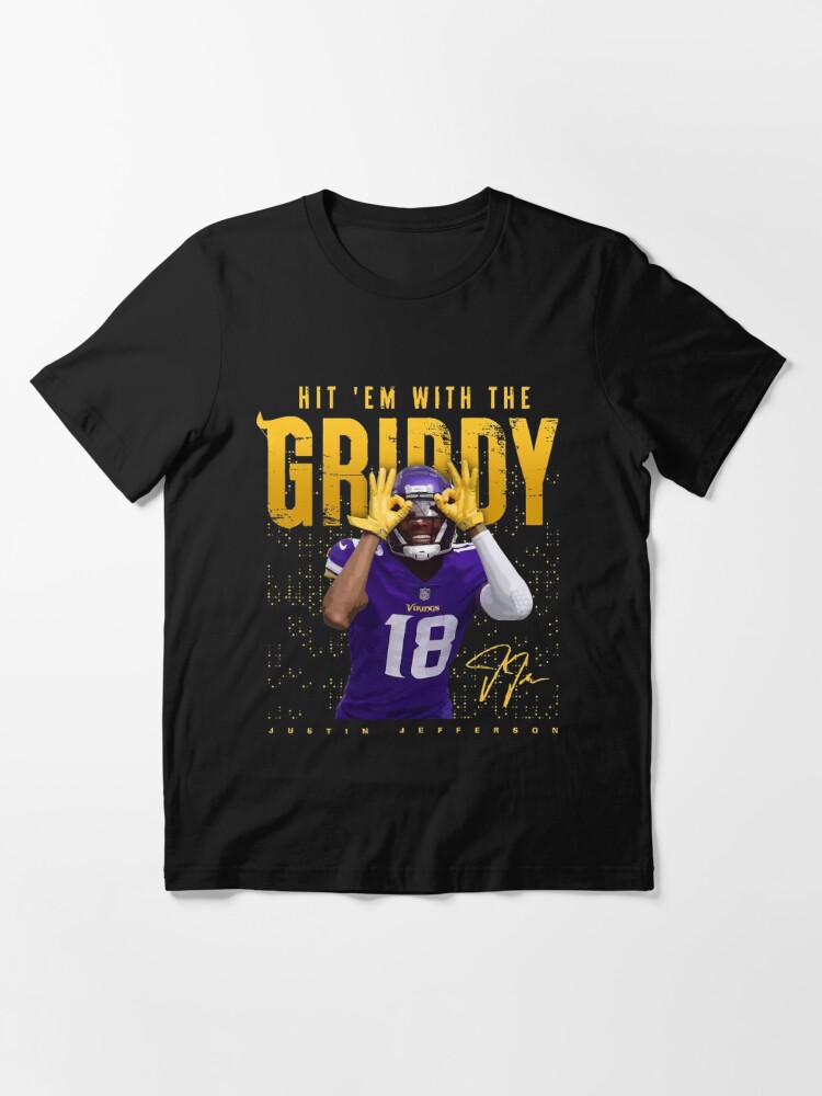 Discover Justin Jefferson Griddy Essential T-Shirt