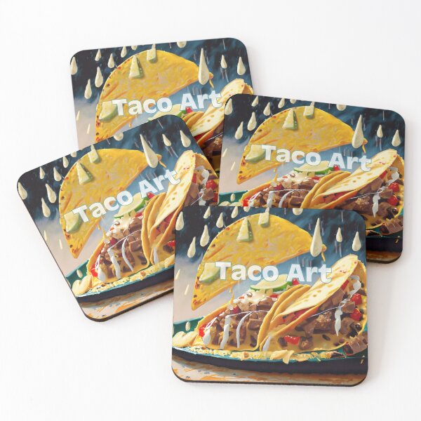 Item preview, Taco Art - Raining Cheese designed and sold by OneLove Shop.