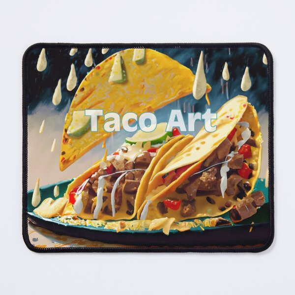Item preview, Taco Art - Raining Cheese designed and sold by OneLove Shop.