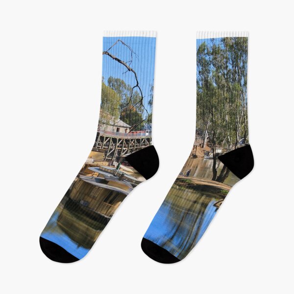 Item preview, Echuca, wharf and paddle wheelers, Victoria designed and sold by FranWest.