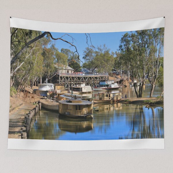 Item preview, Echuca, wharf and paddle wheelers, Victoria designed and sold by FranWest.
