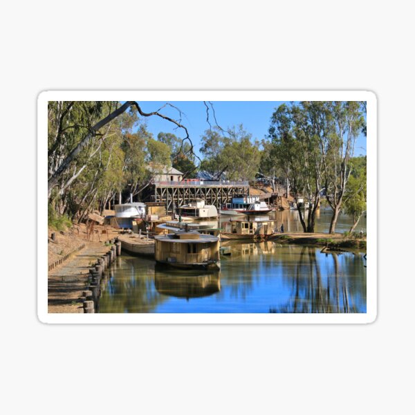 Item preview, Echuca, wharf and paddle wheelers, Victoria designed and sold by FranWest.