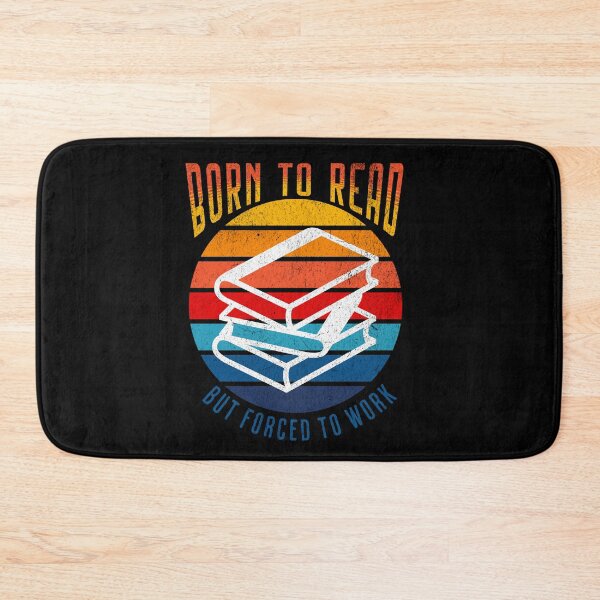 Item preview, Book Christmas Gift Reader Book Girl Bookish Book Gift Born to Read Librarian Reading Teacher designed and sold by ShoniwDesigns.