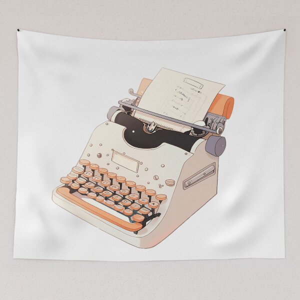 Item preview, Retro Typewriter designed and sold by RaineDDesigns.