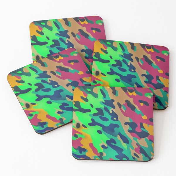 Item preview, Abstract Colorful Camouflage designed and sold by calibrit.