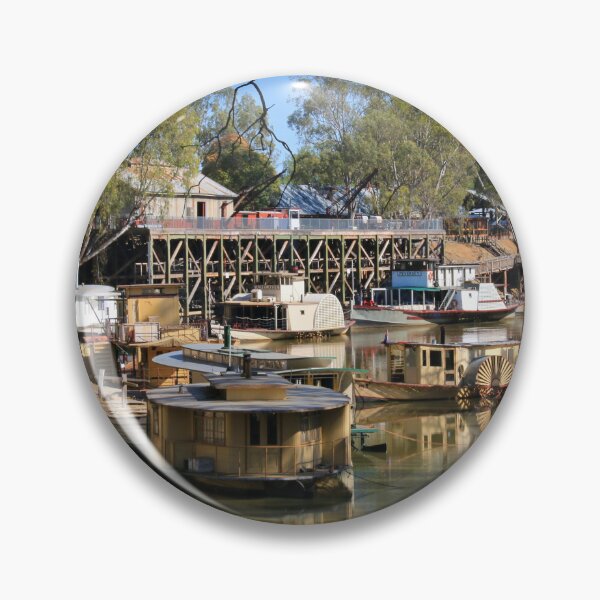 Item preview, Echuca, wharf and paddle wheelers, Victoria designed and sold by FranWest.