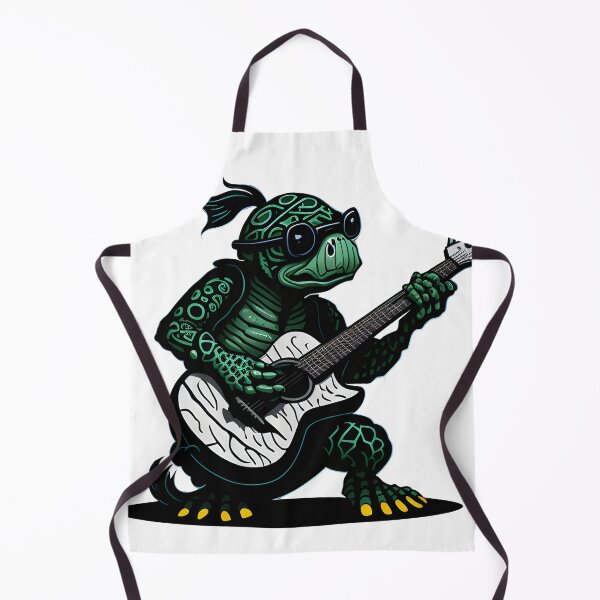 Item preview, Turtle Strumming the Guitar as the Guitarist of the Turtle Band designed and sold by ratchawoot.