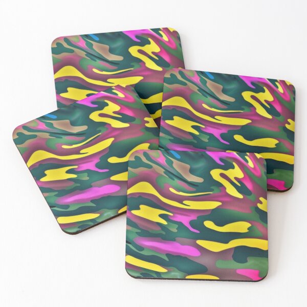 Item preview, Abstract Colorful Camouflage designed and sold by calibrit.