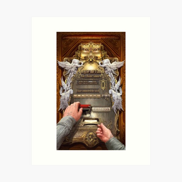 Clockwork Confessional Art Print