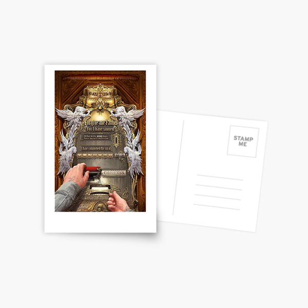 Clockwork Confessional Postcard