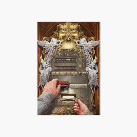 Clockwork Confessional Art Board Print
