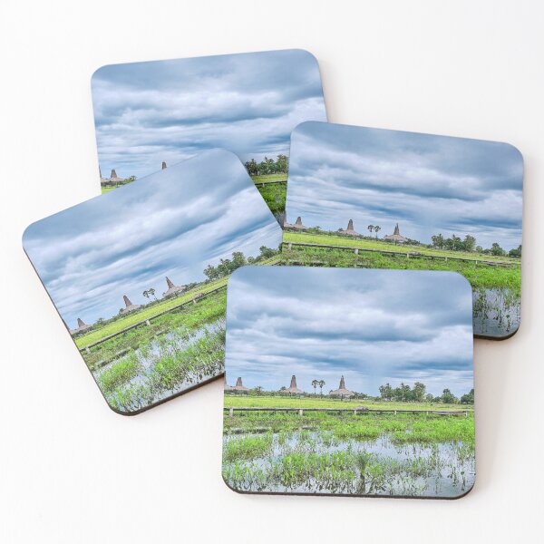 Item preview, Ephemeral Painting: Rice Fields under the Storm designed and sold by franck380.
