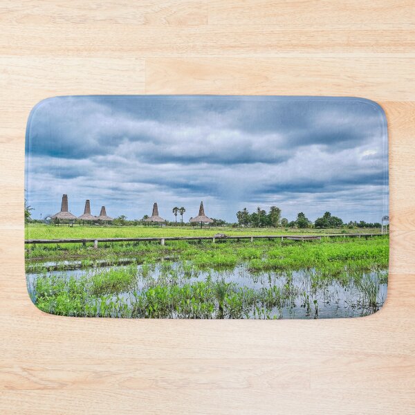 Item preview, Ephemeral Painting: Rice Fields under the Storm designed and sold by franck380.