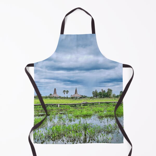 Item preview, Ephemeral Painting: Rice Fields under the Storm designed and sold by franck380.