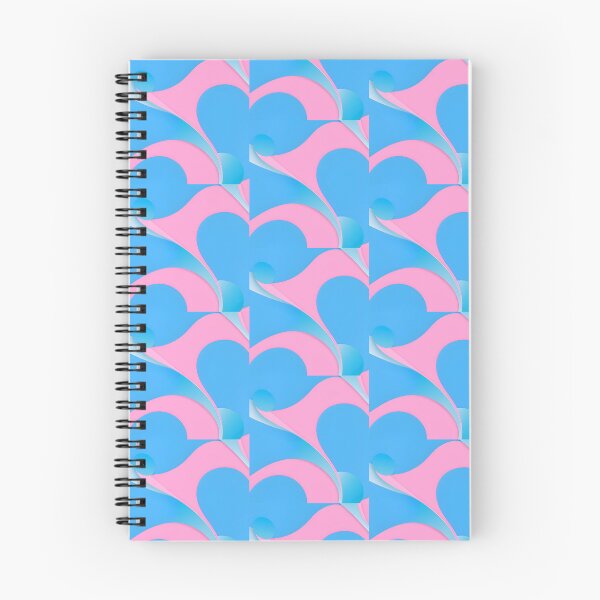 Artikelvorschau, Rosa und blaues abstraktes Retro-Design entworfen und verkauft von Tinytrends.