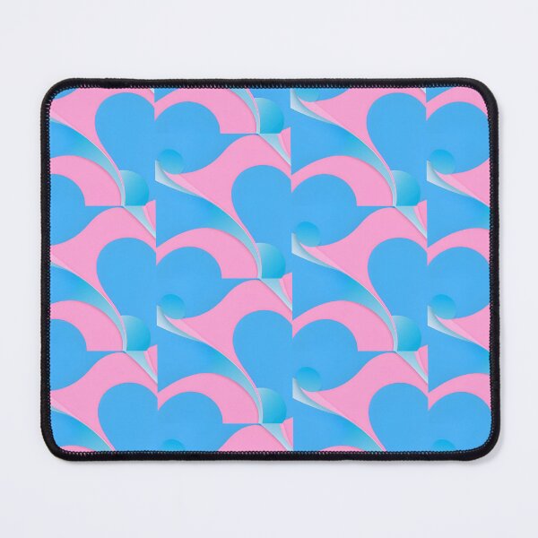 Artikelvorschau, Rosa und blaues abstraktes Retro-Design entworfen und verkauft von Tinytrends.