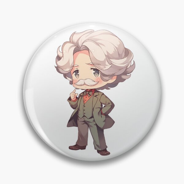 Item preview, Cute Mark Twain Chibi designed and sold by RaineDDesigns.