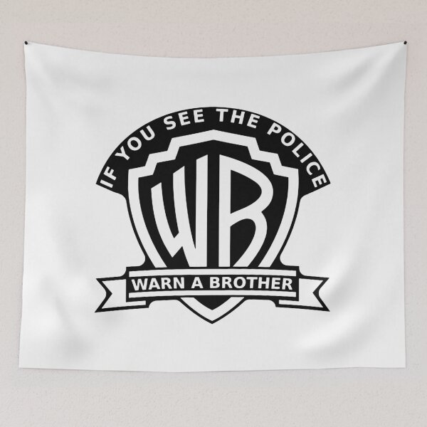 Item preview, if you see da police warn a brother funny designed and sold by ethanlevos.