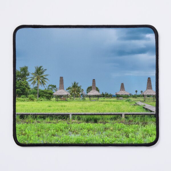 Item preview, Ephemeral Painting: Rice Fields under the Storm designed and sold by franck380.